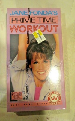 Sealed New Jane Fonda's Prime Time Workout (VHS 1984) Exercise VHS Aerobics RARE