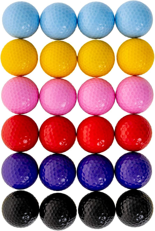 S - Set Of 24 For Kids Mini Golf, Putting Practice