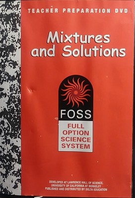 Mixtures and Solutions DVD Science/Teacher/Prep Foss USED: GOOD! FAST SHIPPING!