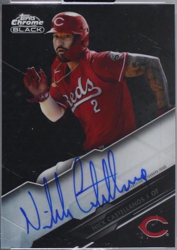 2020 Topps Chrome Black - Nick Castellanos #CBA-NC
