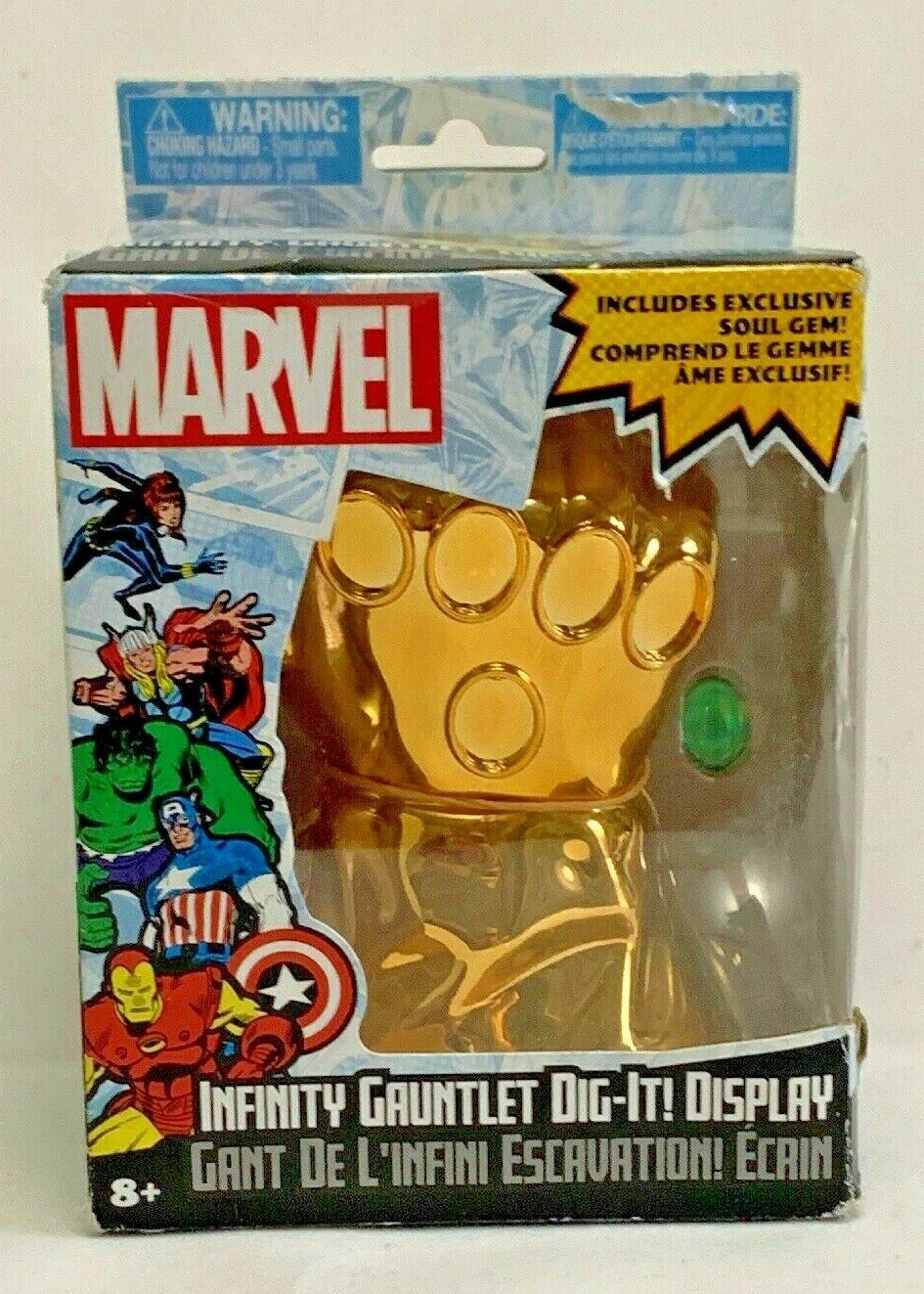 Marvel Infinity Gauntlet Dig it Display with Soul Gem  - Avengers Infinity War