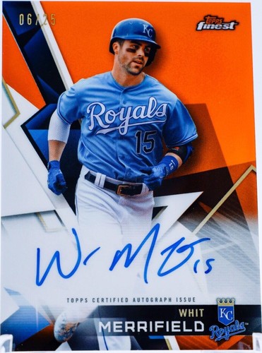 2018 Topps Finest - Whit Merrifield #FA-WM