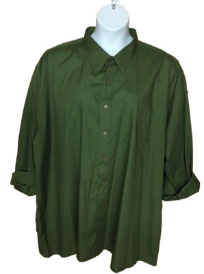 WOMEN'S LOIS B NEW YORK GREEN BLOUSE-SIZE: 3X RO