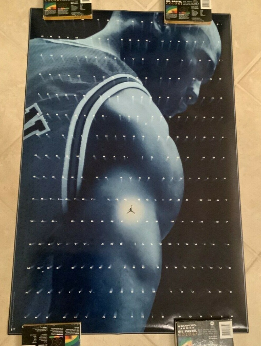 Original 1997 Michael Jordan Nike Poster 