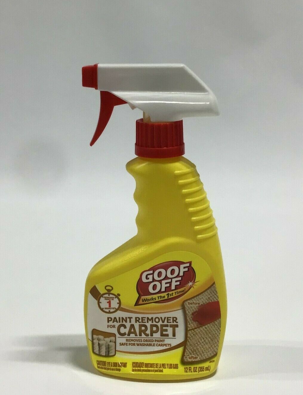 Goof Off Carpet Paint Remover 12 fl oz NEW! - Picture 1 of 2