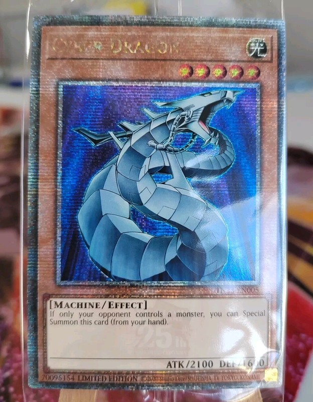 Cyber Dragon - Tn23-En005 Quarter Century Secret Rare / M-Nm Sealed/Ovp