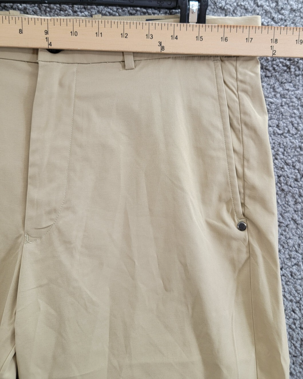 Polo Ralph Lauren Tailored Fit Performance Chino Pants Men's 33/30 Khaki Zip Fly - Picture 5 of 18
