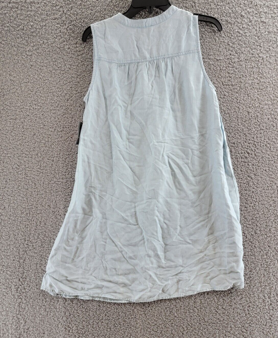 Vince Camuto Sleeveless V-Neck Dress Women's XS Arctic Surf Pullover Style - Picture 9 of 14