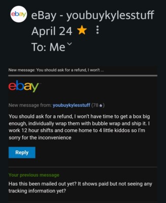 Item photo(s) from verified buyer