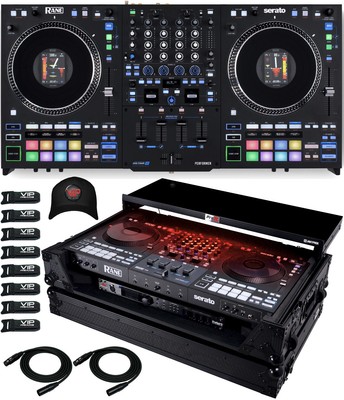 Rane Performer 4-CH Motorized DJ Controller, XS-RANEFOURWLTBLLED + DriveRack PA2