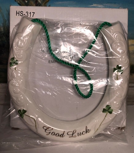 Empire City Casino NY Yonkers Good Luck Horse Shoe Good Luck St Patricks Ceramic