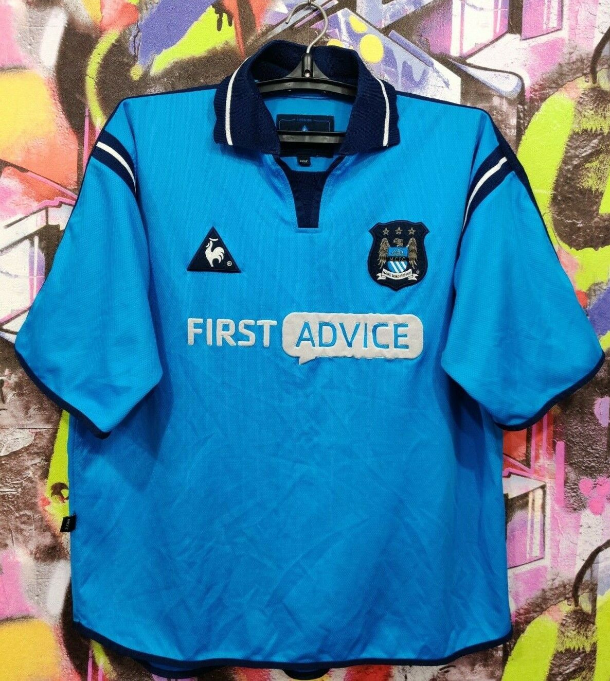 Manchester City 2002 2003 Home Shirt Football Soccer Jersey Manchester City 2002 2003 Home Shirt Football Soccer Jersey