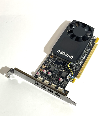 Nvidia Quadro P1000 4GB GDDR5 4x Mini DisplayPort PCIe 3.0 x16