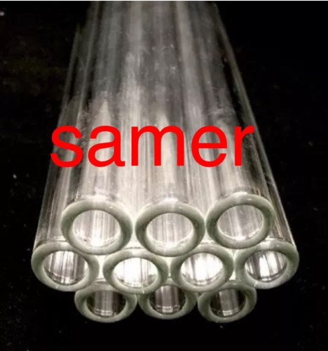  4" Long (10 Piece )12 mm  Glass Blowing Tubes 2 mm Thick Wall smooth end