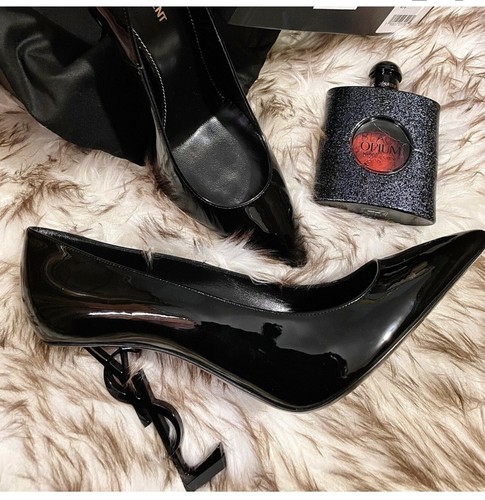 パンプス Saint Laurent Marylin Women's Pumps Yellow Patent Patent leather heels Saint Laurent Yellow size 40 EU in