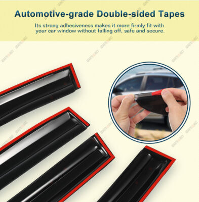 For 2013-2018 Toyota RAV4 Mugen Style Window Visors Rain Sun Deflectors Guards