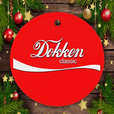 Christmas Ceramic Ornament Dokken Under Lock and Key Back for the Attack Tooth
