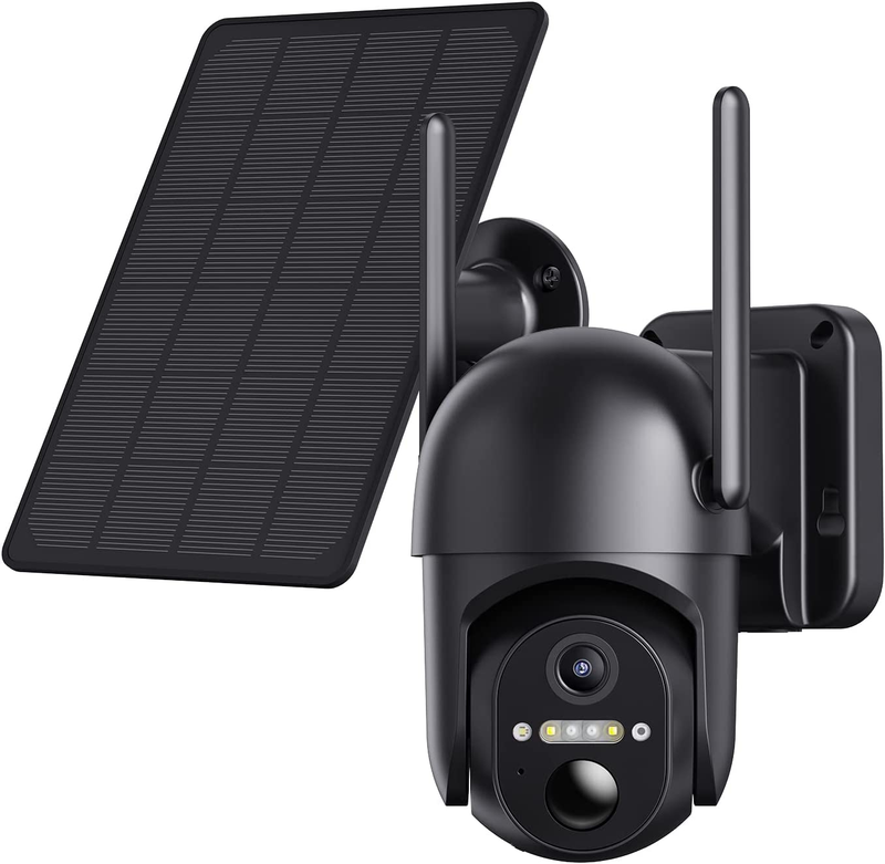 Wireless Outdoor, Solar Powered Pan Tilt With Pir