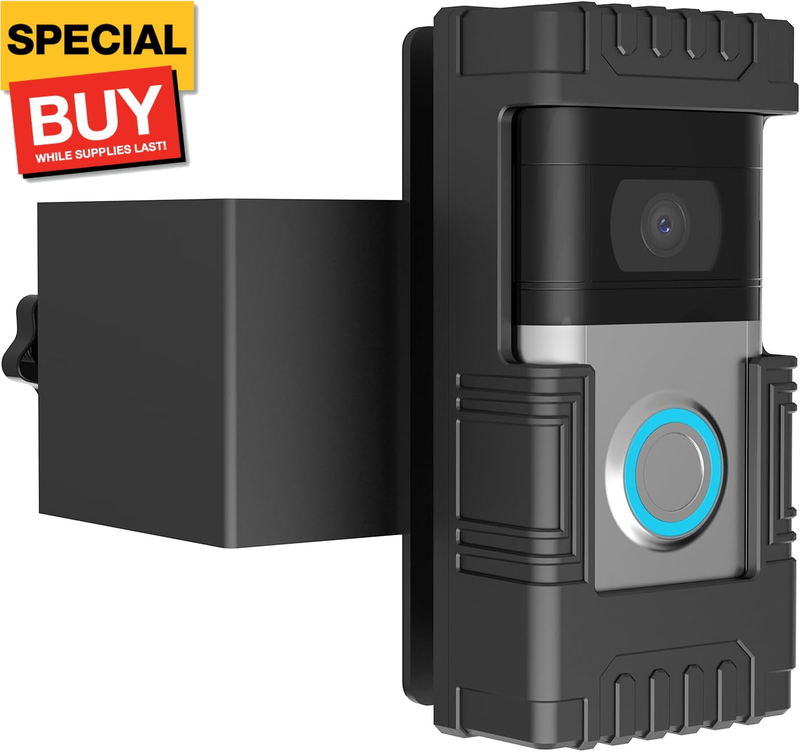 Anti Theft Doorbell Door Mount for Ring/Blink, No Drill Apartment