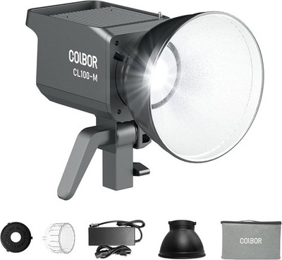 COLBOR CL100M Video Light APP Control Portable Continuous Lighting 5600K CRI 97+