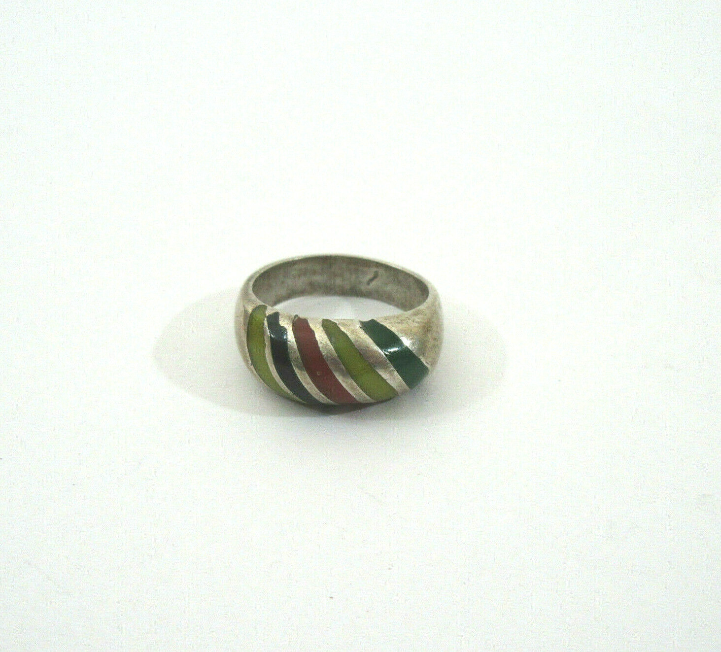 vintage silver925 リング　80s 90s 1980s 1990s Retro Vtg .925 Sterling Silver Ring w/ Enamel