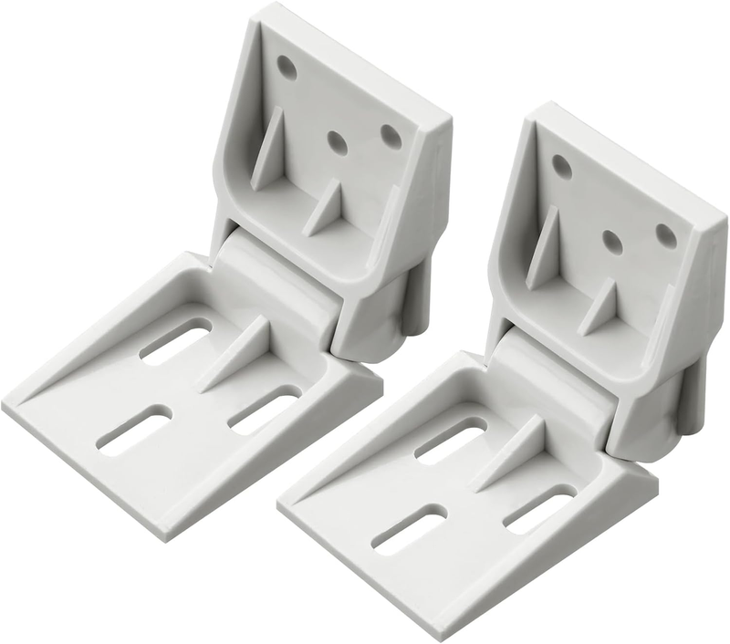 2 Pcs Freezer Plastic Hinge Compatible with Haier Freezer 3 Holes Folding Freeze