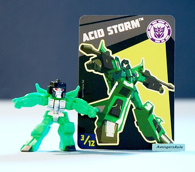 Transformers Tiny Titans Series 6 Robots in Disguise 3/12 Acid Storm