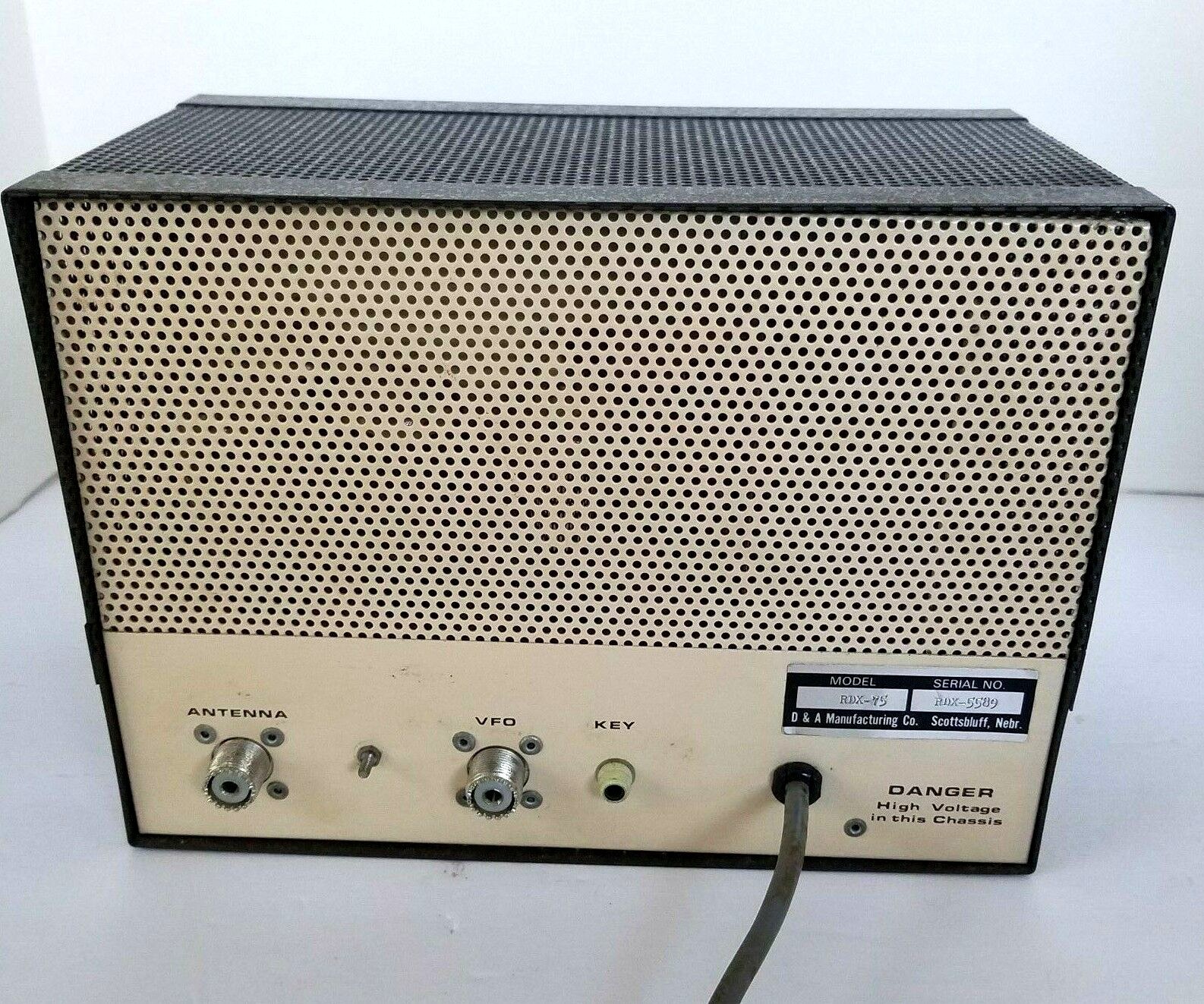 D&A rdx-75 Ham Amplifier 15 Meter CW Transmitter