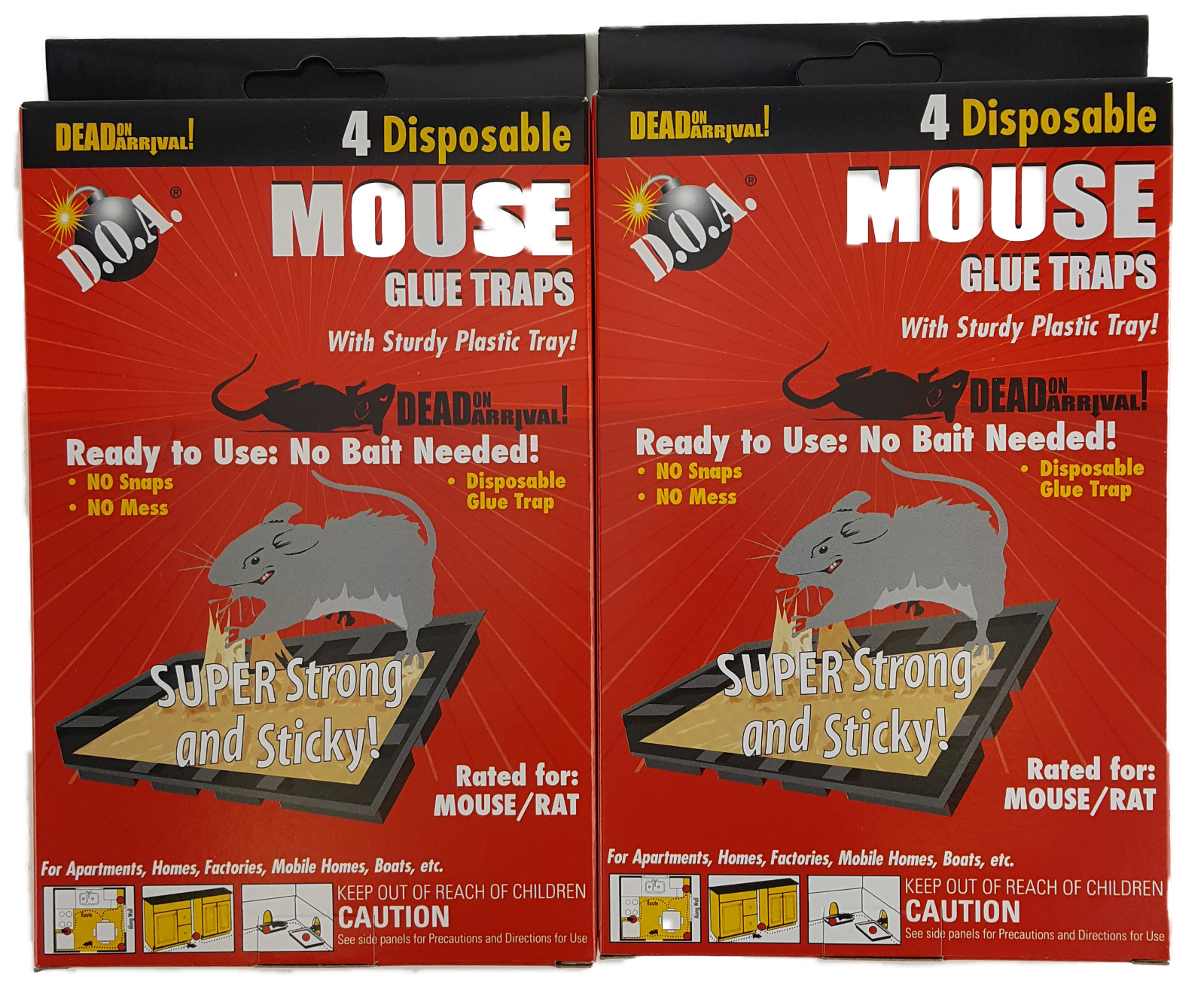 Fast Disposable Rodent Control No Chem,snaps,mess,fast