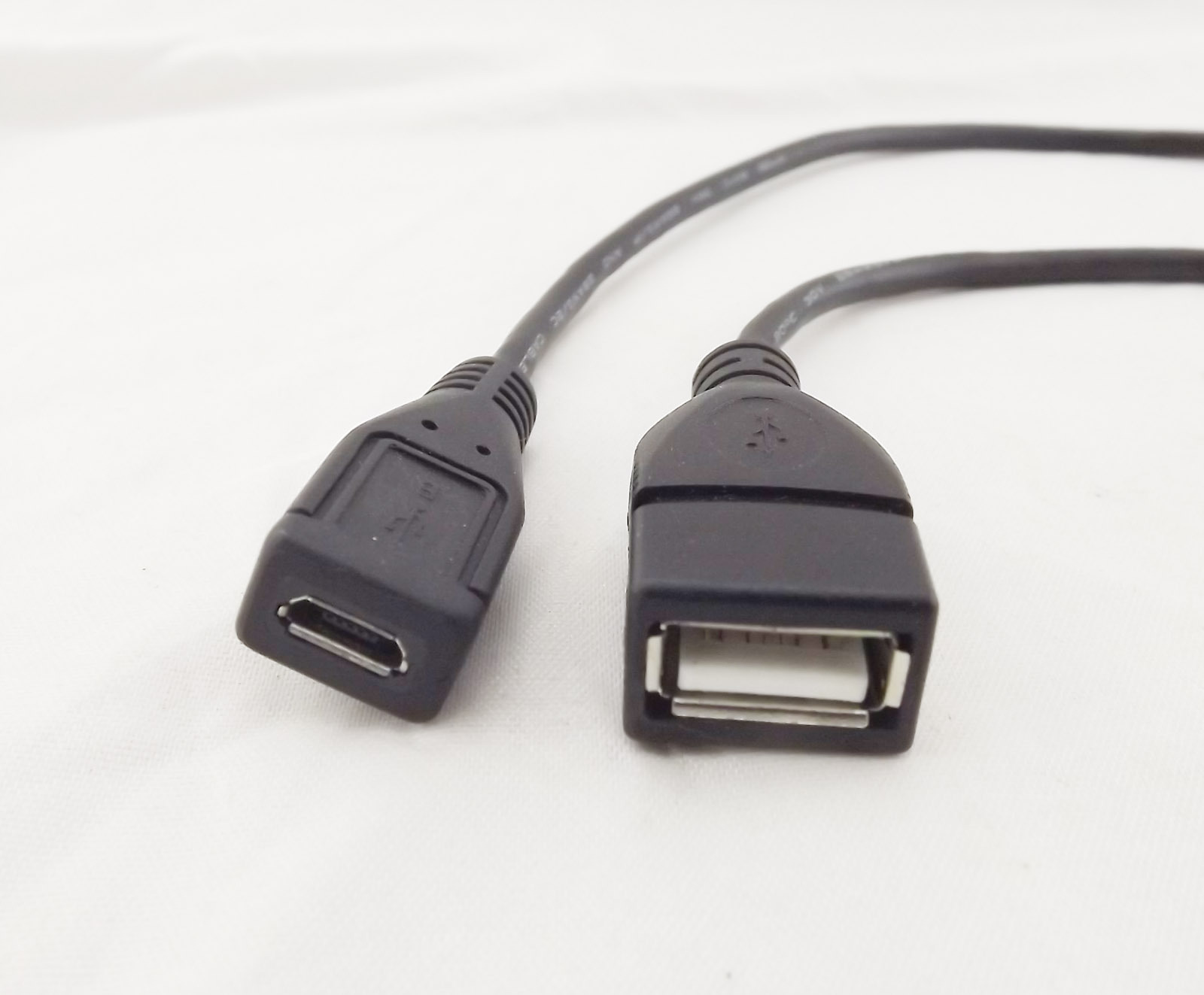 USB 2.0 A Female To Micro B 5 Pin Female Charging Data Extension