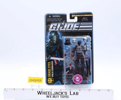 Snake Eyes Arctic Threat No.1115 GI Joe Pursuit of Cobra 2010 Hasbro MOSC SEALED
