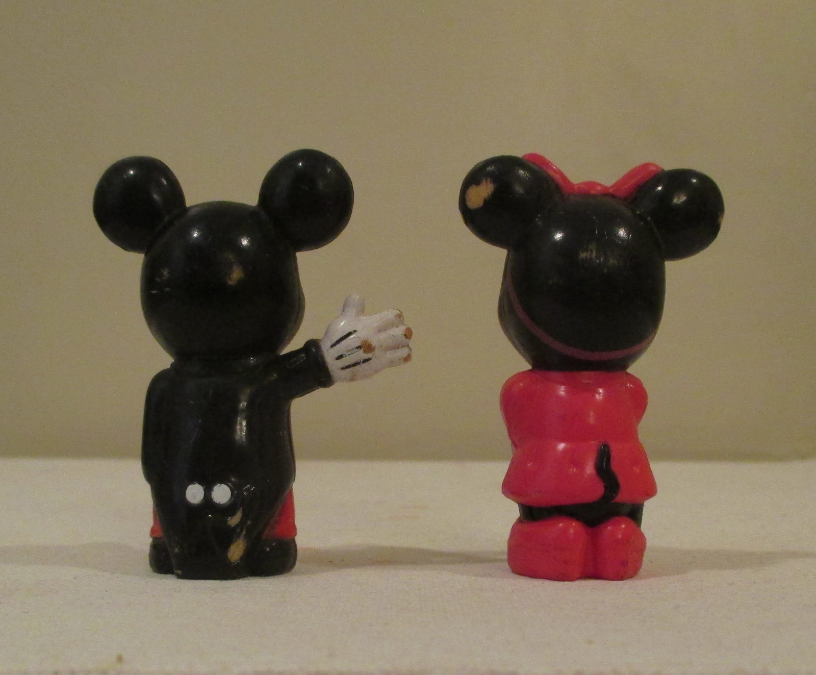 Vintage Disney Mickey and Minnie Pencil Toppers