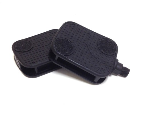 Pédales Vélo Sunlite Comfort Grip – 9/16, Résine, Noir/gris, Réflecteurs