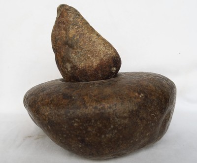 ANCIENT MORTAR AND PESTLE - TIMOR TRIBAL ARTIFACT
