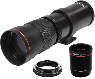 420MM-1600MM TELEPHOTO ZOOM LENS FOR CANON EOS REBEL T5 T6 T7 XTXSI XTI