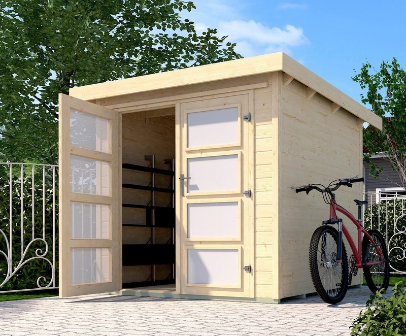 Weka Gartenhaus 321 Gr.2, Natur, 19 Mm, Dt Milchgl