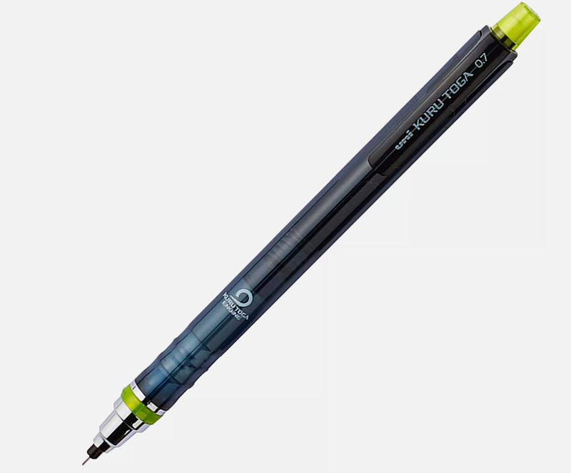 Kuru Toga Mechanical Pencil with 0.7 mm Lead Refills &
