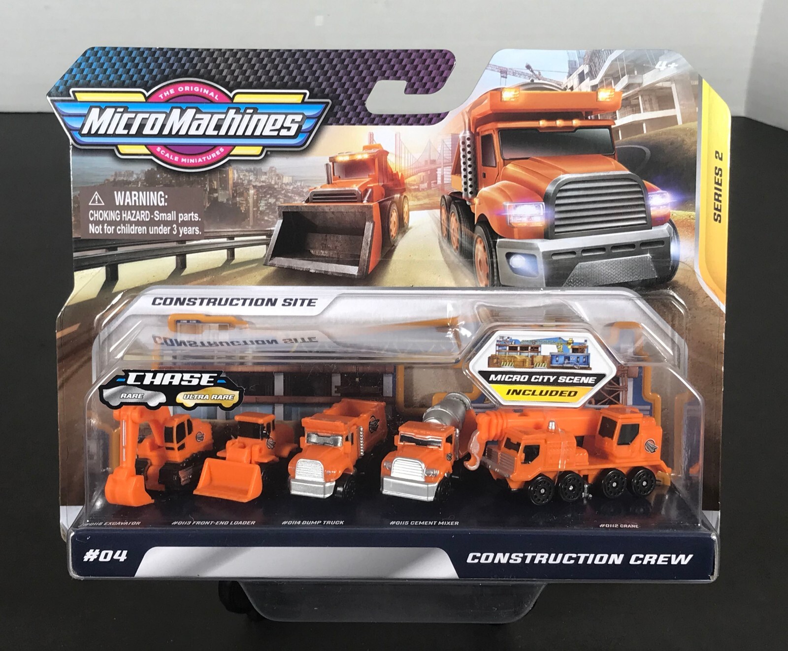 MICRO MACHINES Series 2 CONSTRUCTION CREW #04 Excavator Dump