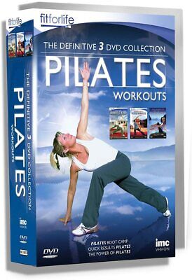 PILATES WORKOUTS - The Definitive 3 DVD Collection * Fit For Life Quick Results