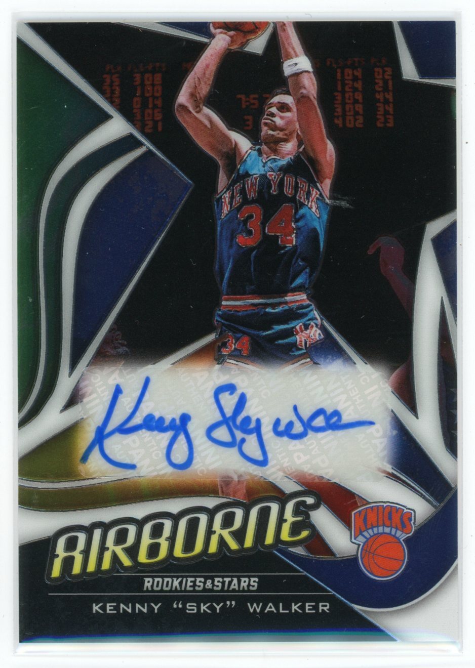 2019-20 KENNY SKY WALKER 73/99 AUTO PANINI CHRONICLES