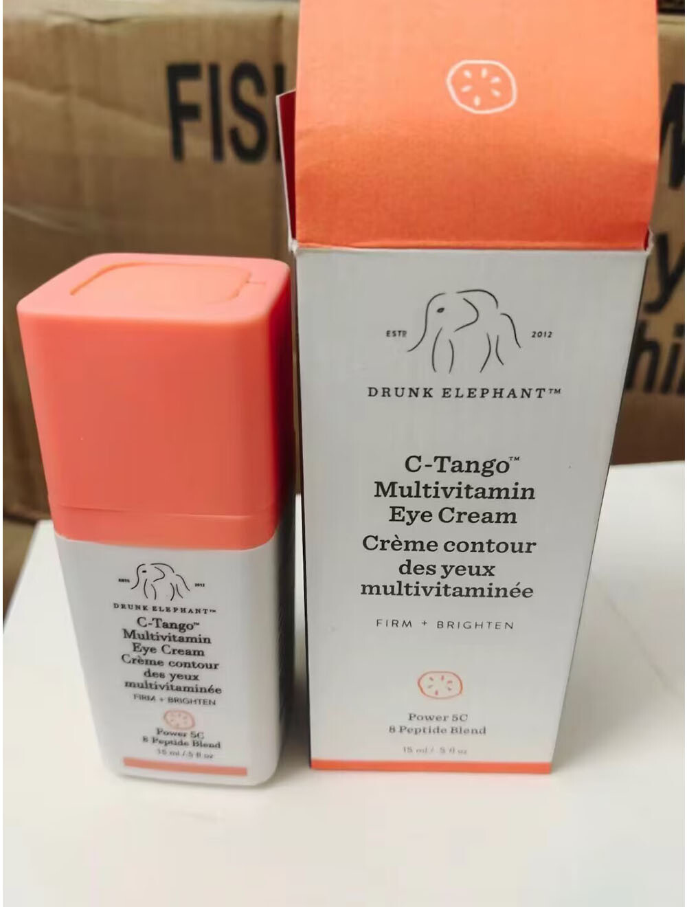15ml Drunk Elephant C-Tango Multivitamin Eye Cream .5 oz FULL SIZE
