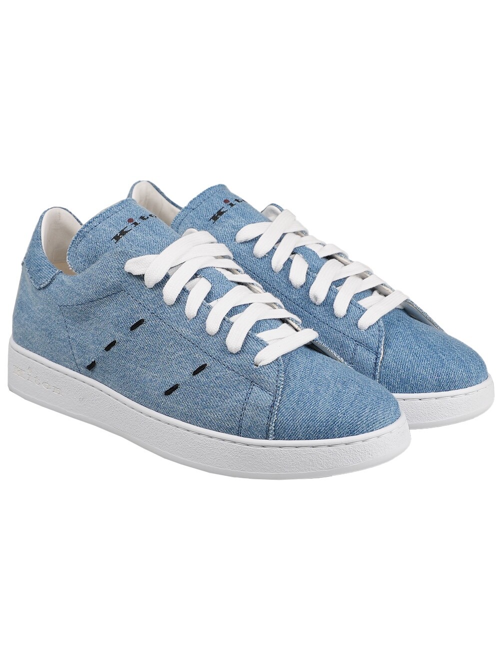 【送料&関税込】Kiton Sneakers NEW KITON SNEAKERS SHOES 100% COTTON SIZE 7 US 40 EU KSX75