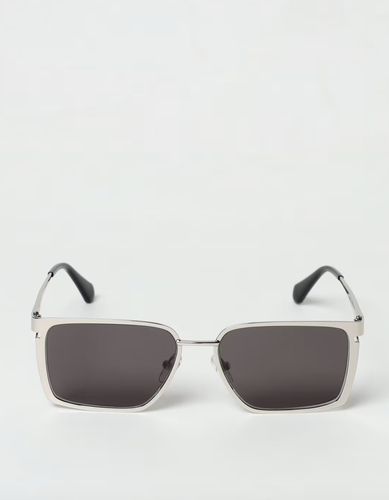 Pre-owned Off-white Oeri121s24met0017207 Yoder Silver Sunglasses In Gray