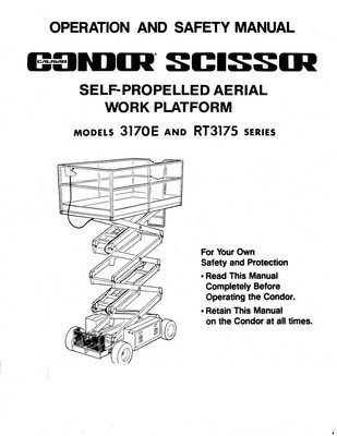 Manuals Books Scissor Lift Service