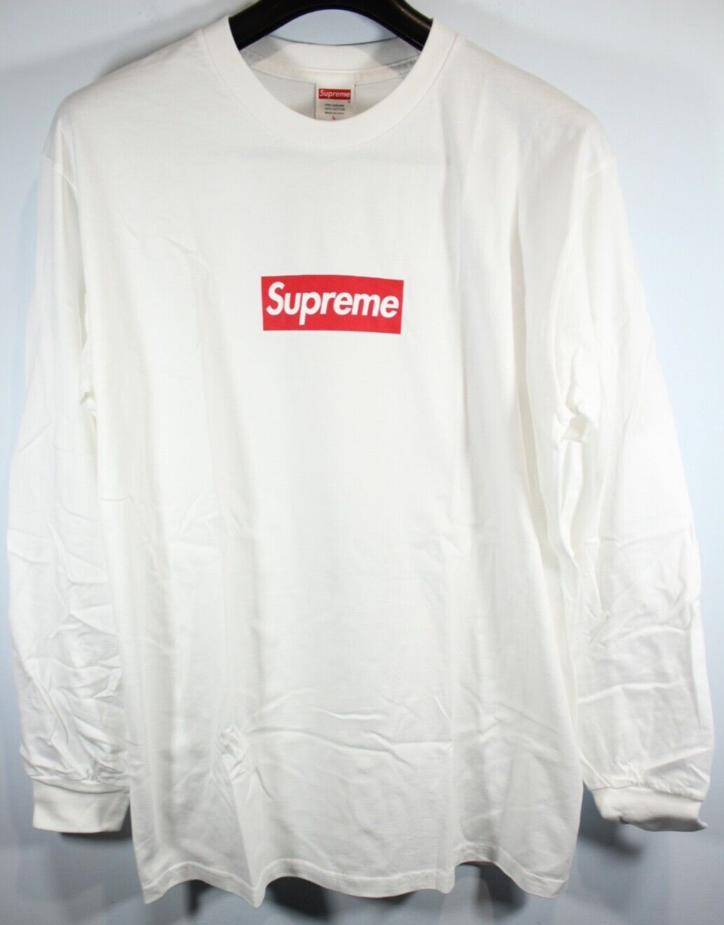 【人気】Supreme Box Logo L/S Tee ホワイト L 20aw Supreme(シュプリーム) box logo l s teeボックスロゴカットソー