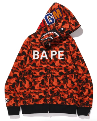 A BATHING APE BAPE x XO THE WEEKND TILL WE OVERDOSE SHARK FULL ZIP HOODIE SZ 3XL