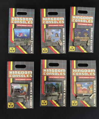 DLR Kingdom Console Pin: Ariel, Chip & Dale, Dark Wing, Bonkers, Tail Spin, Max