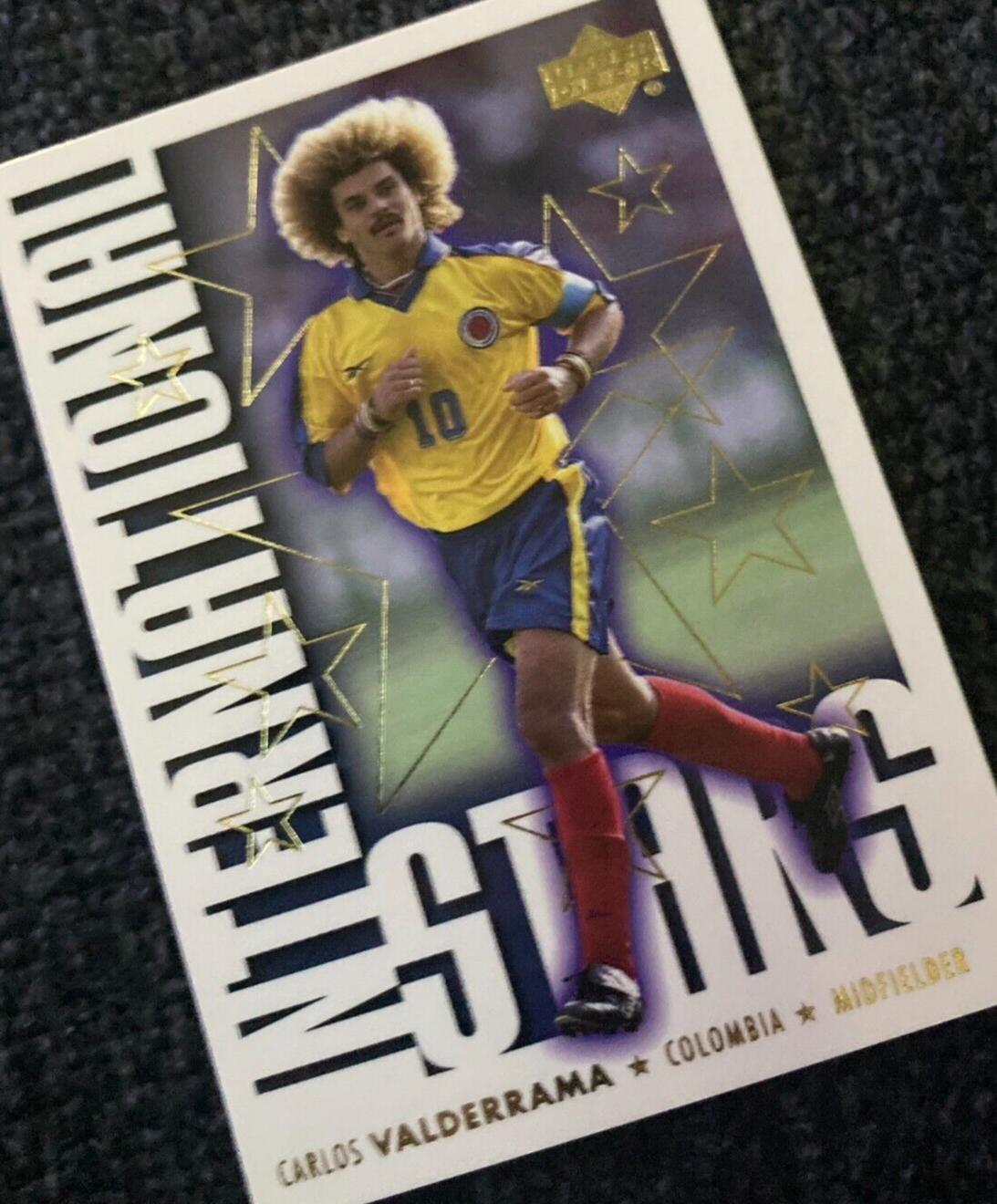 196★サッカー★carlos valderrama★prostars 1998 Panini FIFA World Cup France 98 #69 Carlos Valderrama
