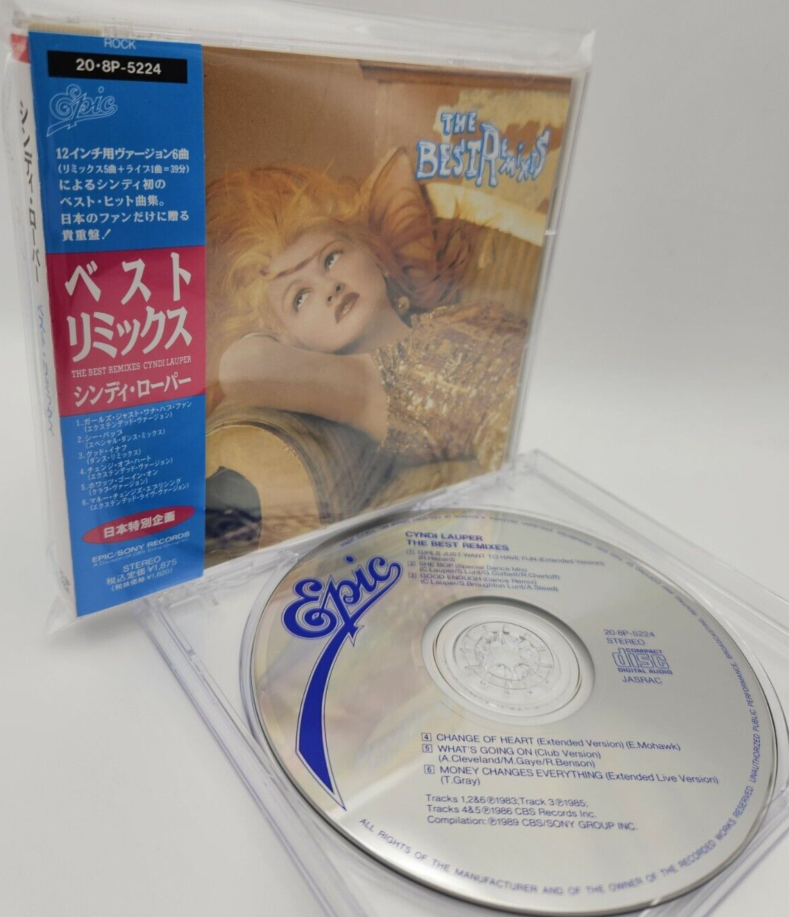 CYNDI LAUPER The Best Remixes Japan Exclusive Vintage CD 20