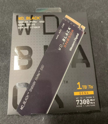 Western Digital WD BLACK SN850X 1TB NVMe Internal Game SSD up to 7300MB M.2 NEW